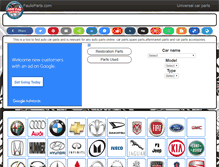 Tablet Screenshot of fautoparts.com